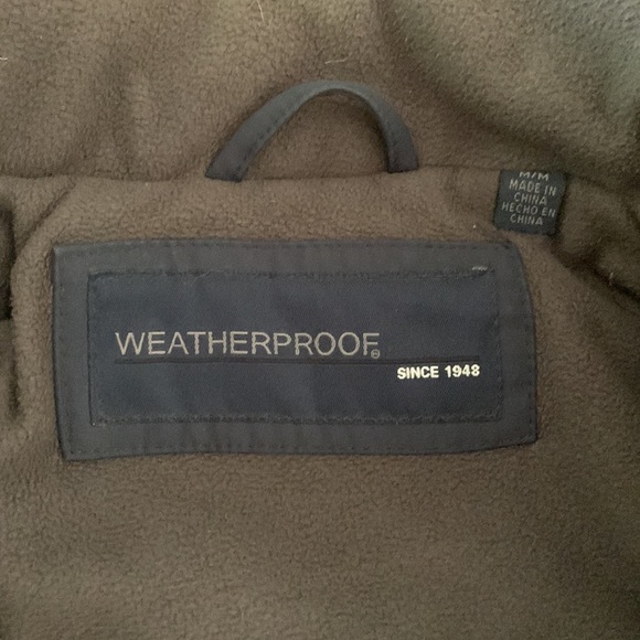 Weatherproof Men's Navy Blue Tech Jacket size M Fleece Quilted Insulated - Picture 2 of 9